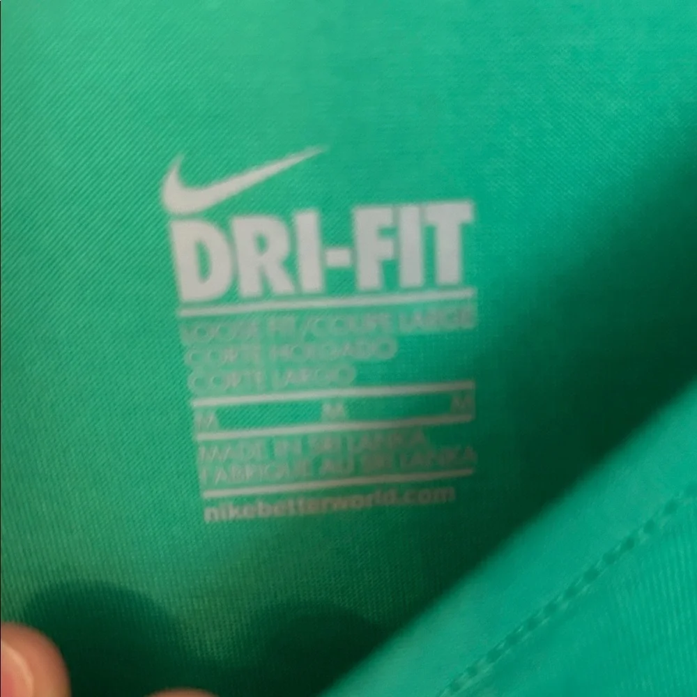 Nike Emerald Green Sleeveless Top Size Large
